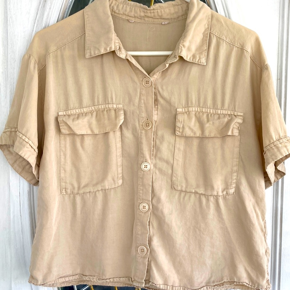 Beige women’s top